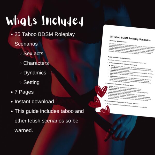 25 Taboo BDSM Roleplay Ideas for Couples - Image 2