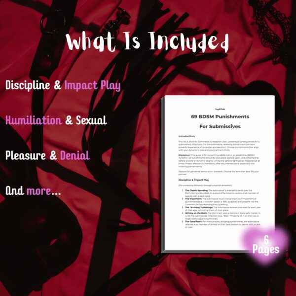 BDSM Punishment Guide for Subs - Image 2