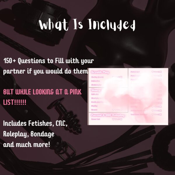 Pink Kink List for Couples - Image 2